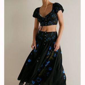 Easy to Love Floral Two-Piece Maxi Dress